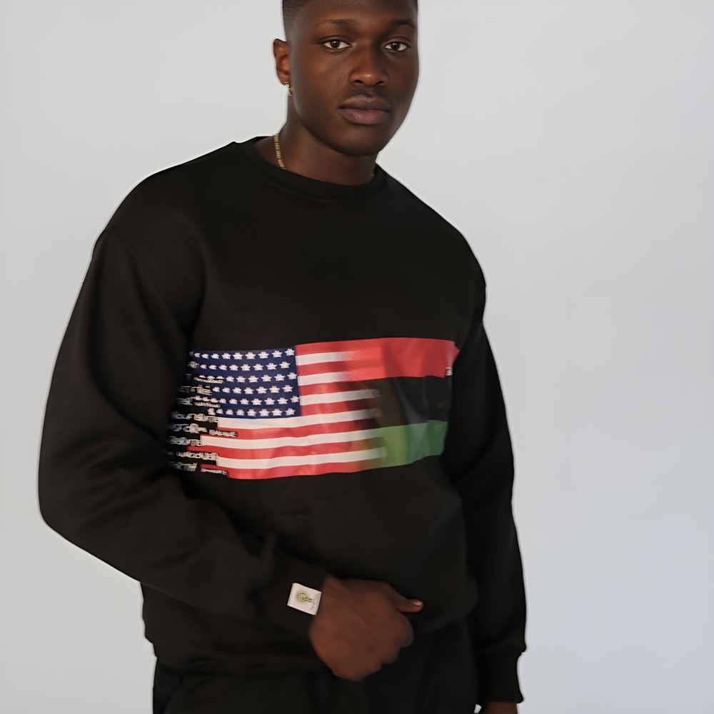 Fly Geenius x New Museum Merging Flags Sweatshirt